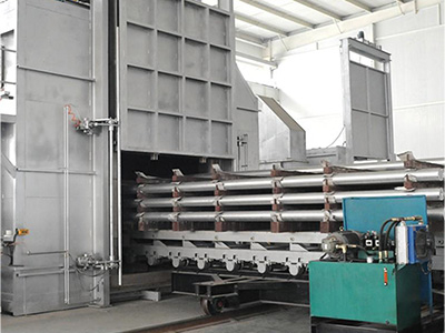 鋁管生產(chǎn)現(xiàn)場(chǎng)-鋁合金棒均質(zhì)爐